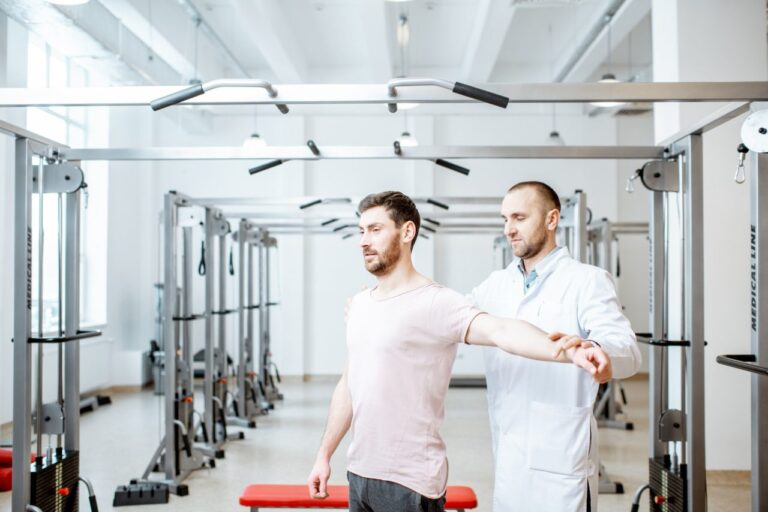 Registered physiotherapist performing dry needling (IMS) at Beverly Physiotherapy Edmonton